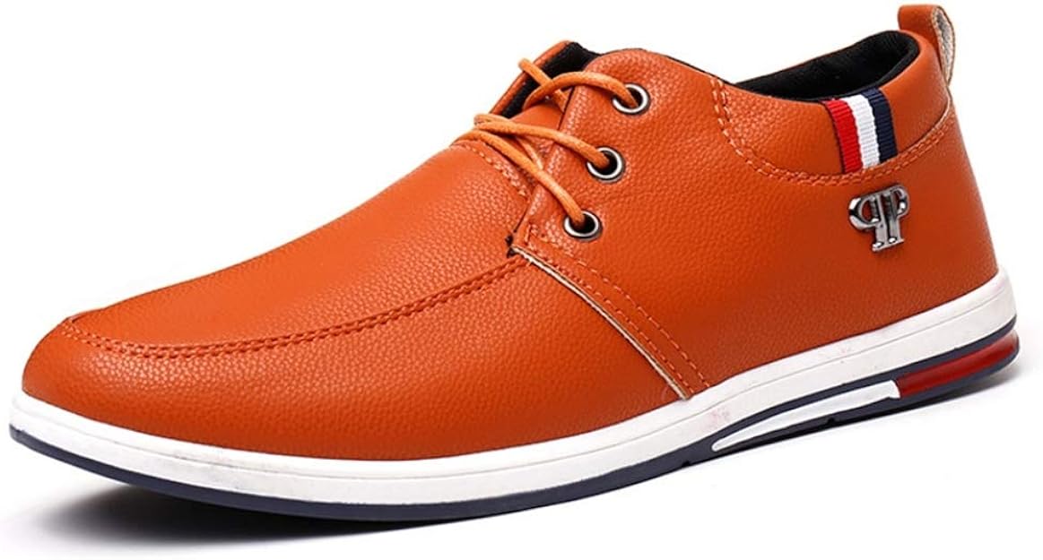 DJIUK Männer Freizeitschuhe Nähen LowTopArbeit Flache Spitze Zehen Täglich Gehen Frühling