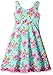 Rare Editions Big Girls' Floral Print Textured Knit Dress