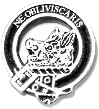 Scottish Clan Campbell Crest Pin Badge in English Pewter, British Made (hin)