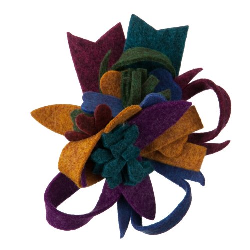 Fall Bright Corsage Flower Pin and Hair Clip - Bright OSFM