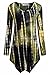 Sixother Womens Tie Dye Tunics Long Sleeve Hankerchief Hemline Tops Fall Shirts Army Green