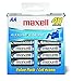 Maxell AA Alkaline Battery, Long Lasting, High Compatibility, Gold, 48 Count