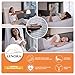 Bed Wedge Pillow with 1.5 Inch Memory Foam Top, (24 x 28 x 7.5 Inches), Removable and Washable Cover, Perfect for Sleeping or Reading, Leg Elevation, Back Support, LENORA 7.5 Inch Wedge