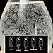 Christmas's Day Creative Stylish Desktop Drops Storm Glass Crafts Weather Bottle Forecast Bottle Barometer -Mini ¡­