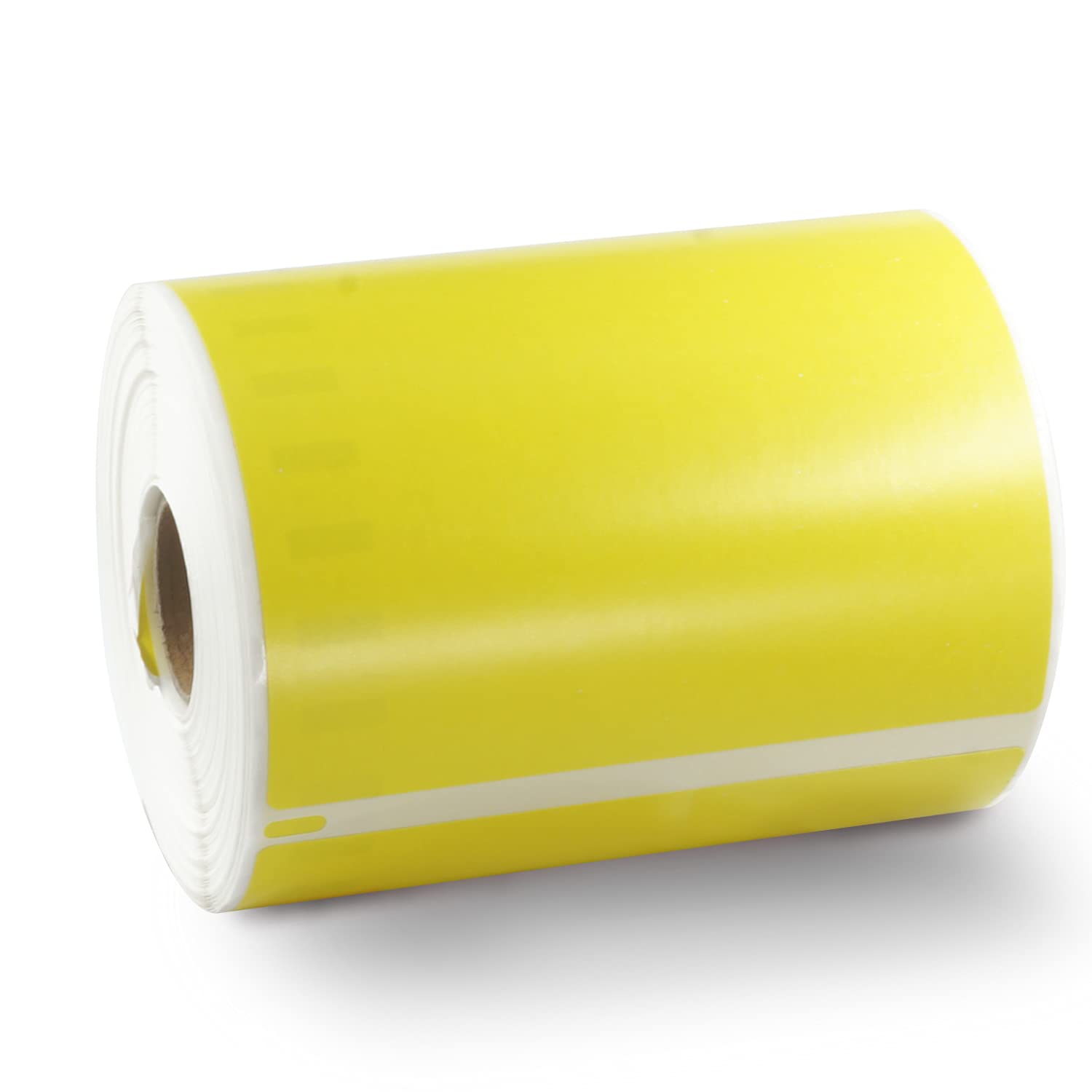 BETCKEY - 1 Roll Yellow Extra Large Shipping Labels Compatible with DYMO S0904980, 104mm x 159mm, 220 Colored Labels Compatible with DYMO LabelWriter 4XL, NOT Fit 550 or 5XL