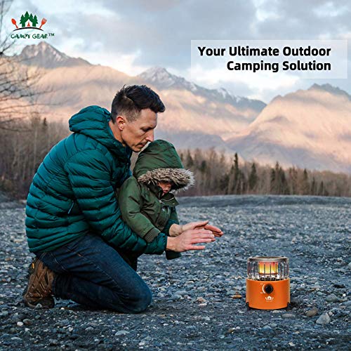 Campy Gear Chubby 2 in 1 Portable Propane Heater & Stove with Hose and