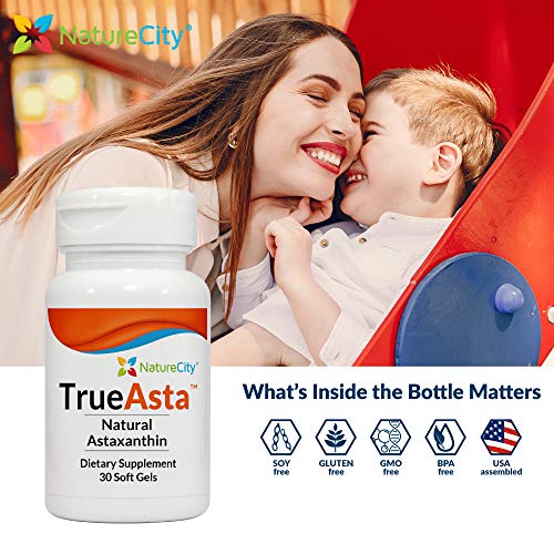 TrueAsta AstaReal Natural Astaxanthin 6mg Joint Muscle Skin Eye