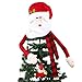 OurWarm Large Santa Christmas Tree Topper for Christmas Tree Decorations