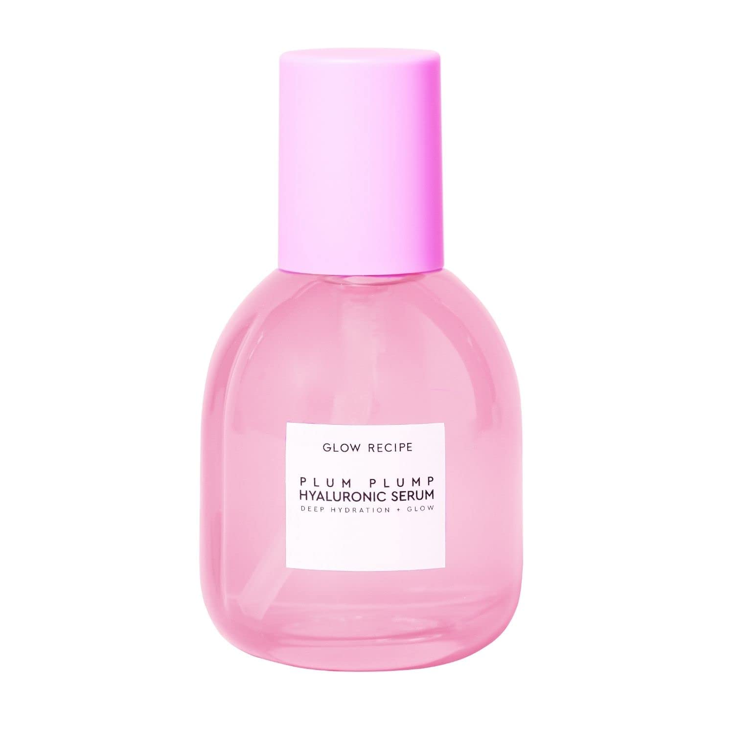 Glow Recipe Plum Plump Hyaluronic Acid Serum - Hydrating Korean Skin Care + Face Serum for Women & Men with Antioxidant Plum + Vitamin B5 to Repair Skin Barrier & Lock-In Moisture (60ml)