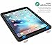 Poetic Rugged Protective Silicone Case Corner/Bumper Protection Grip Sound-Amplification Bottom Air Vents with Apple Pencil Holder for iPad Pro 12.9, Black
