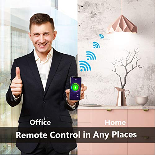 image for TOPELEK Smart Led Lights, 7W WiFi Smart Bulbs 60W Equivalent and RGBW 