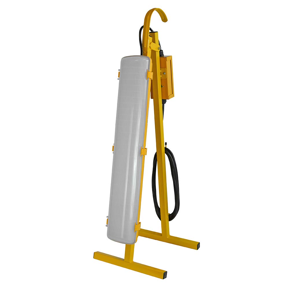 Faithfull FPPSLFW30W LED Plasterers Folding Light Mains Powered Linkable 2600 Lm 240V 3M Cable