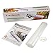 TedGem Vacuum Sealer Food Saver Machine, One Touch Automatic Vacuum Sealing System with Starter Kit, 15 Pcs Antibacterial Food Sealer Bags, LED Seal Indicator Lights, White