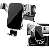 LUNQIN Car Phone Holder for Volkswagen Atlas 2018-2023 and VW Atlas Cross Sport 2020-2023 Auto Interior Accessories Best Cell Phones Mount Cellphone Mobile Cradle Charging Navigation Bracket Accessory
