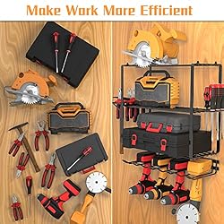 ZEAKOC Power Tool Organizer, 4 Layers Heavy Duty