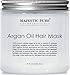 Majestic Pure Argan Hair Mask, Natural Hair Care Product, Hydrating & Restorative Hair Repair Mask - 8 fl Oz