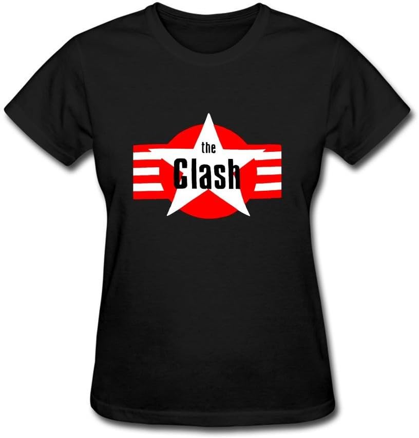 DESBH Women's The Clash Short Sleeve T Shirt Black