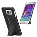 Galaxy S6 EDGE Case, Black Slim Hard Shell Combo Case with Swivel Locking Holster and Kickstand For Samsung Galaxy S6 Edge - Black Holster Shell Combo