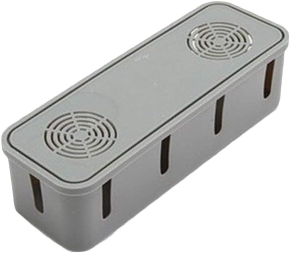 Mackur Cable Tidy Box with Heat Release Hole Hide and Conceal Extension