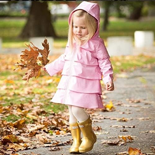 Jshuang ♛(12M-5T) Toddler Kids Baby Boys Girls Hooded Zip Windbreaker Tops Rain Jackets Coat