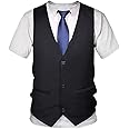 WHNBCW Funny Men's Tuxedo T Shirt Tie Tux Graphic Tee Shirt