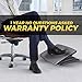 Under Desk Foot Rest, Black Footstool & Office Footrest, Adjustable Angle Positions 13.8
