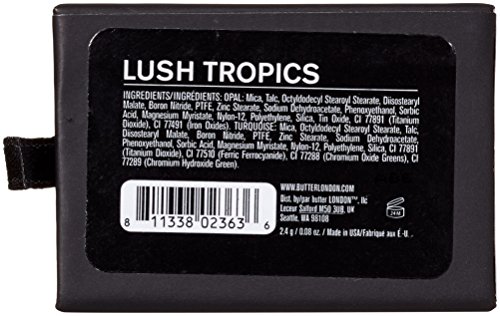 Butter London Lush Tropics Shadow Clutch Wardrobe Duo, Opal/Turquoise, 0.8 oz.