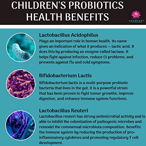 Professional Infant, Childrens & Kids Probiotic - Dairy Free - 18 Billion CFU - 60 Servings for Immune and Digestion by Dr. Valerie Nelson