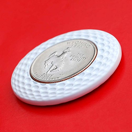 US 2007 Wyoming State Quarter BU Uncirculated Coin 3D Design 4 Leaf Clover Removable Golf Ball Marker Magnetic Poker Chip