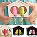Bhbuy Lover Sparrow Birdhouse Keychain Home Wall Hook Bird Nest Holder Key Ring New (White birdhouse)