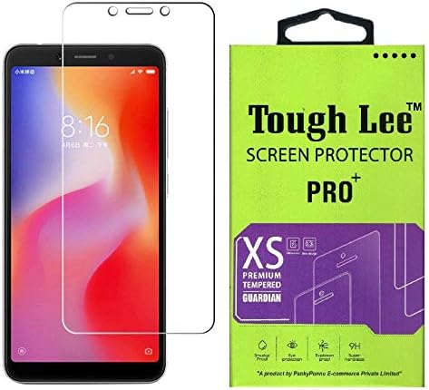Tough Lee Tempered Glass Screen Guard Gorilla Protector for Mi Redmi 6, Mi Redmi 6a (Transparent) Full Screen Coverage (except edges) with Easy Installation Kit (Pack of 1)