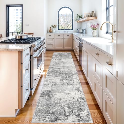 YOUFORTONG Modern Abstract Runner Rug 2x12