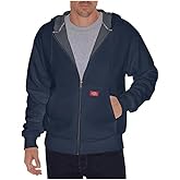 Dickies mens Thermal Lined Full-zip Fleece Hoodie With Dwr