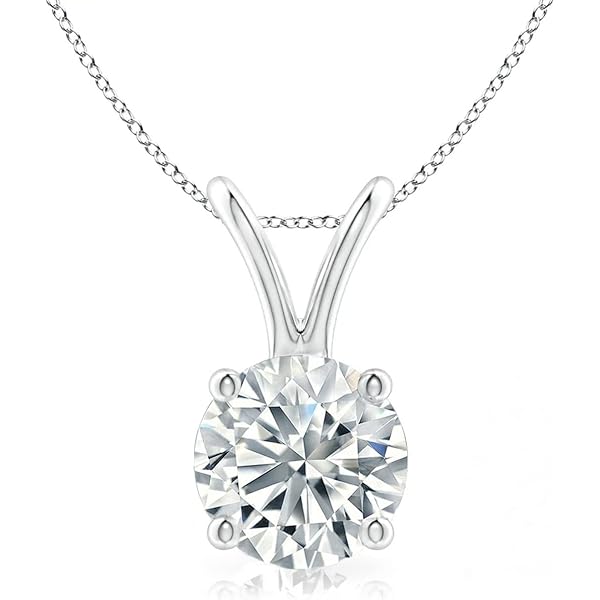 ꕤclara* 【3点】 Amazon.com: 1/2 Carat TW Three Stone Diamond Ladder Pendant