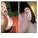 Pentgram Star Ear Plug Tunnels Piercing 316L Stainless Steel Expander for Ear Body Piercing (Gauge=0g(8mm))