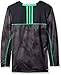 adidas Little Boys' Performance Logo Long Sleeve Tee Shirt, Black, 6