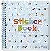 Sticker Farm Original Series Travel-Size (7.5 x 7 in) Reusable Sticker Album for Collecting Stickers, Small Activity Album with 30 Puffy Stickers to Start Collection