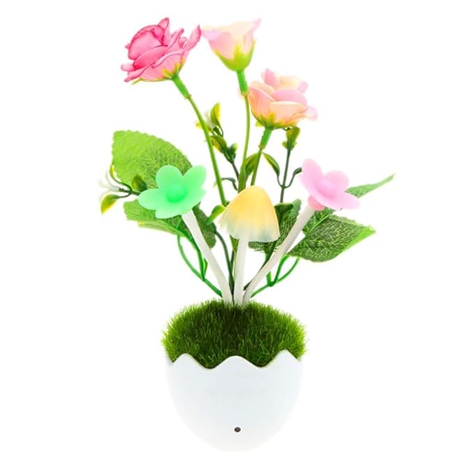 CITRA LED Night Light Control Automotive Sensor Plant Light for Bedroom, Corridor and Nursery Decoration (Multicolour)