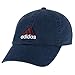 adidas Men's Ultimate Relaxed Adjustable Cotton Cap, Lake Blue/Burnt Sienna, One Size
