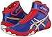 ASICS Men's Omniflex Attack V2.0 Wrestling Shoe, Asics Blue/Gold/Red, 9 M US