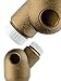 Crusar Portable Urinal Travel Car Toilet Kids/Adults Vehicular Potty Brown