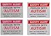Autism Safety Alert Window Clings and Decals 4-Pack