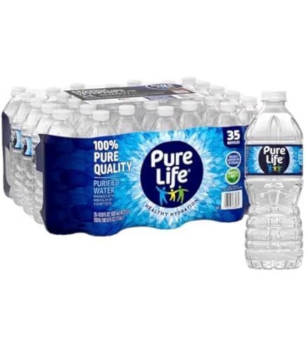 Amazon.com: Pure Life Purified Mineral Water 16.9 oz, 40 count (1