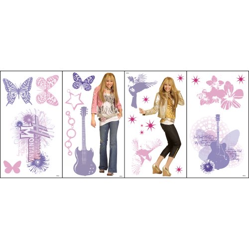 Blue Mountain Wallcoverings GAPP1819 Hannah Montana Self-Stick Room AppliquÃ©s