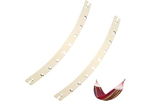 2 PCS Detachable Hammock Spreader Bars, Wooden Hammock Spreader Bar, Hammocks Durable Replacement Accessories Bars for Patio,