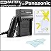 Battery Charger Kit For Panasonic LUMIX DMC-SZ7, DMC-TS25, DMC-TS30, DMC-TS30K Digital Camera Includes Ac/Dc 110/220 Rapid Travel Charger For Panasonic DMW-BCK7 Battery + LCD Screen Protectors + More