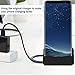 FanTEK USB Type C Charging Dock Charger Station Compatible Samsung Galaxy S9 S8 Plus Note 8, LG G6 V20, OnePlus 5, Microsoft Lumia 950 XL, HTC 10, Google Pixel, Moto Z Force Droid, BLU Vivo 5, Black