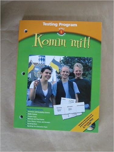 Komm Mit Testing Program Level 1 Hmh 9780030655760 Amazon Com Books