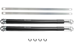 seork 36-80 Attic Ladders Standard Strut Kit (1 Pair) Fits for Werner Aluminum Attic Ladders AH2210, AH2210B, AH2210K, AH2210CA, AH2510, AH2510B, AH2510K, AH2512, AL2210 Attic Staircase Accessories