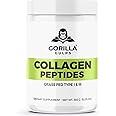 Gorilla Gulps | Hydrolyzed Collagen Peptides | Grass Fed Type I & III | All Natural, Non-GMO, Hormone Free, Gluten Free, Lactose Free | Made in USA | 3rd Party Tested